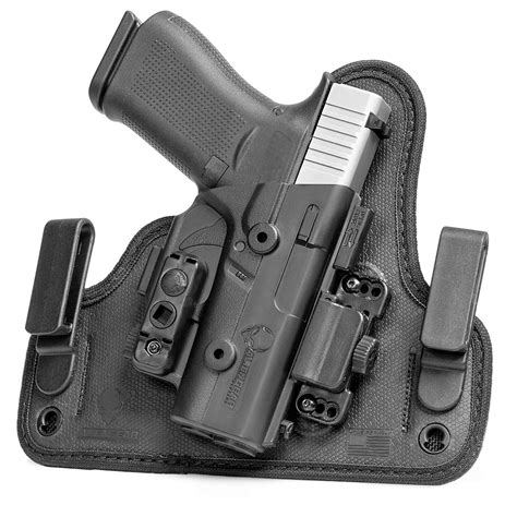 Holsters alien gear - Alien Gear Cloak Slide OWB Holster (Outside the Waistband) $52.88. or 4 interest-free payments of $13.22. PRODUCT DETAILS. OWB Holster. Outside the Waistband Holsters. OWB Holster stands for Outside The Waistband holsters. This group is commonly thought of when a holster is mentioned.